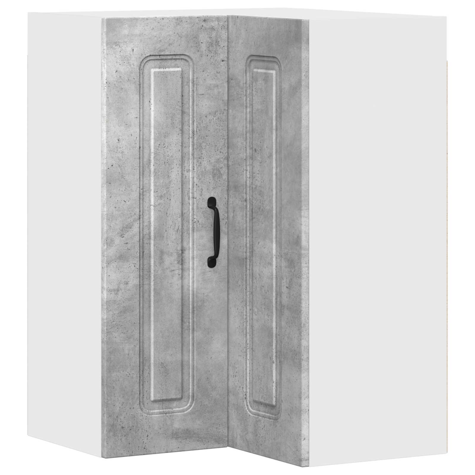 vidaXL Front do zmywarki Kalmar Betonowy szary 57 x 57 x 80 cm
