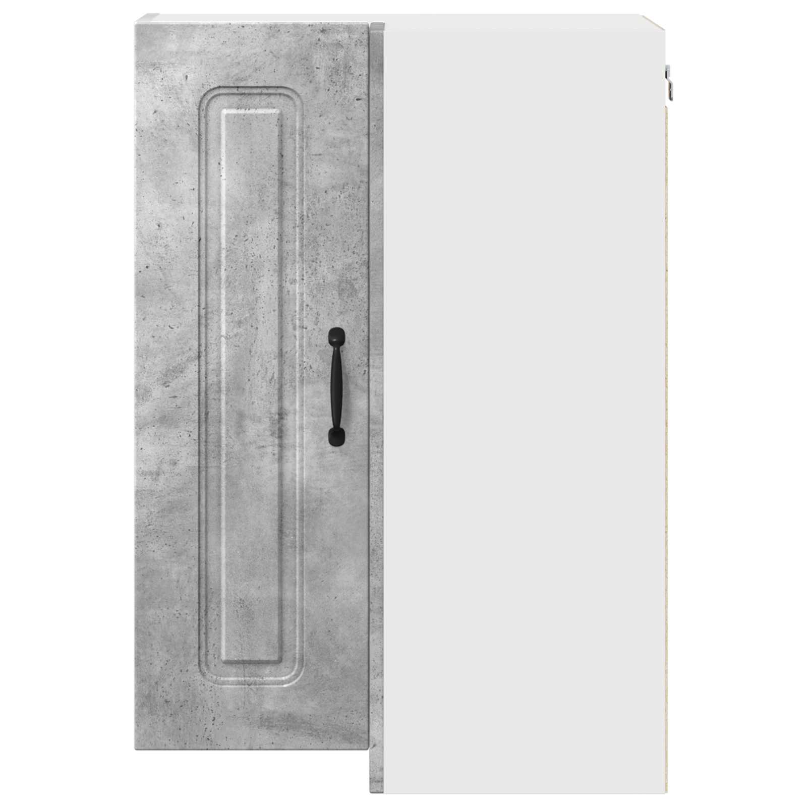 vidaXL Front do zmywarki Kalmar Betonowy szary 57 x 57 x 80 cm