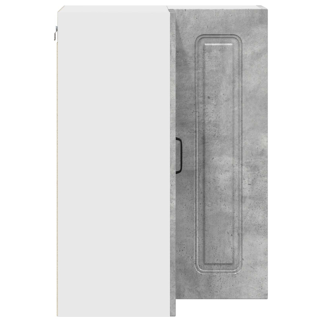 vidaXL Front do zmywarki Kalmar Betonowy szary 57 x 57 x 80 cm