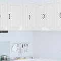 vidaXL Front do zmywarki Kalmar Wysoki połysk biały 57 x 57 x 80 cm