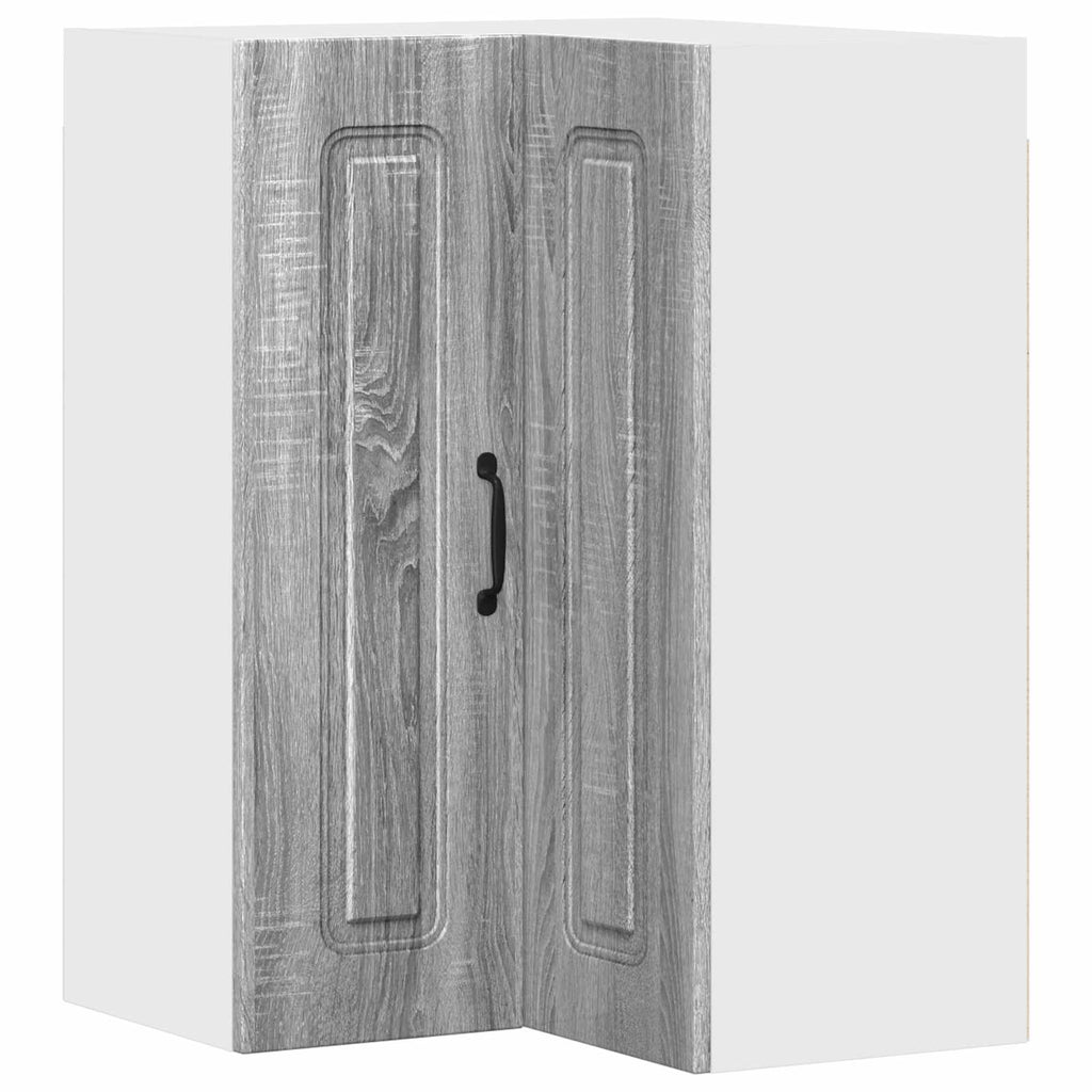 vidaXL Front do zmywarki Kalmar Szary Sonoma 57 x 57 x 80 cm