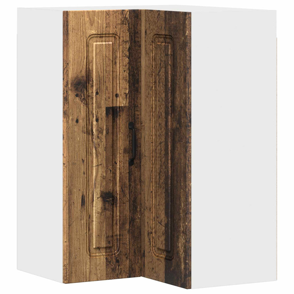 vidaXL Front do zmywarki Kalmar Stare drewno 57 x 57 x 80 cm