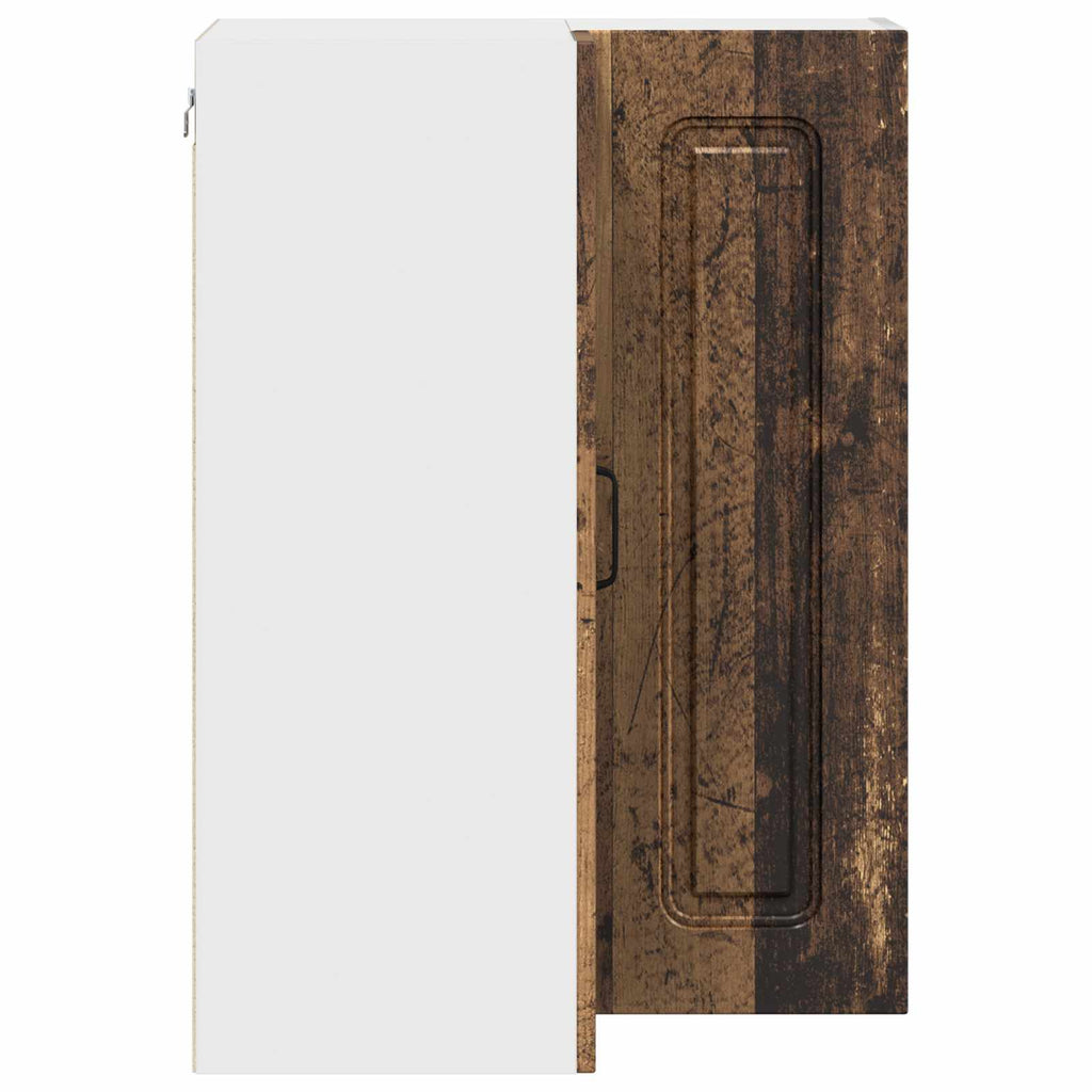 vidaXL Front do zmywarki Kalmar Stare drewno 57 x 57 x 80 cm