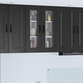 vidaXL Front do zmywarki Kalmar Czarny 60 x 31 x 80 cm