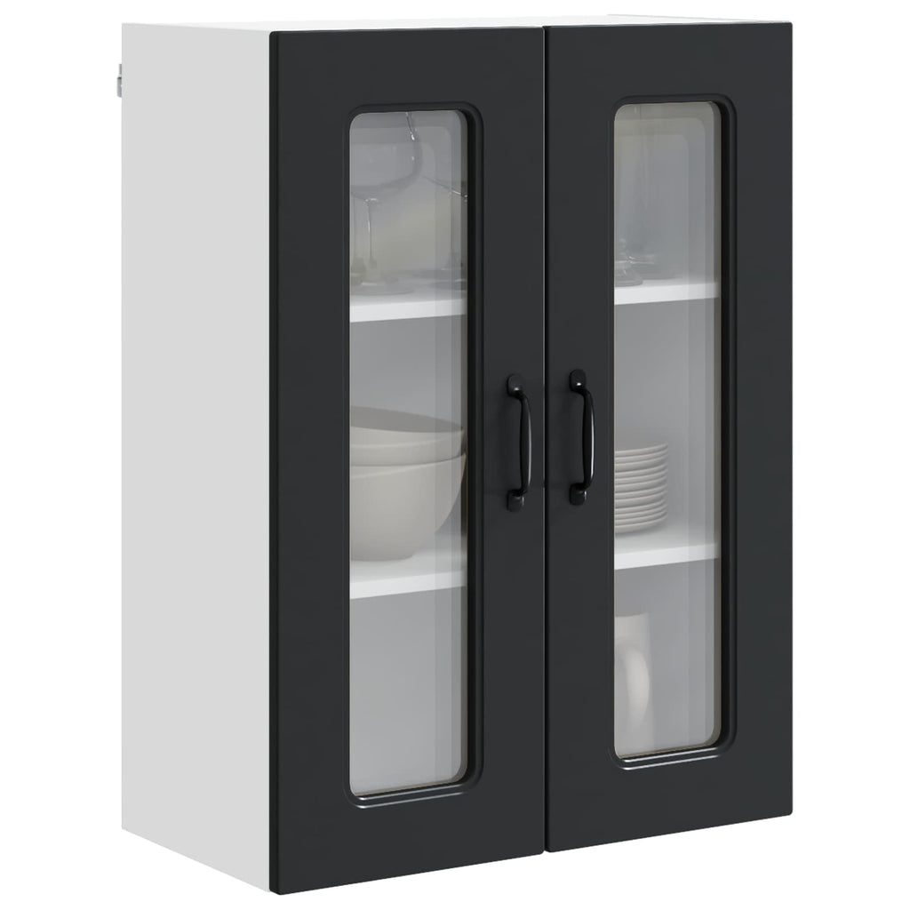 vidaXL Front do zmywarki Kalmar Czarny 60 x 31 x 80 cm