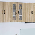 vidaXL Front do zmywarki Kalmar Dąb Sonoma 60 x 31 x 80 cm