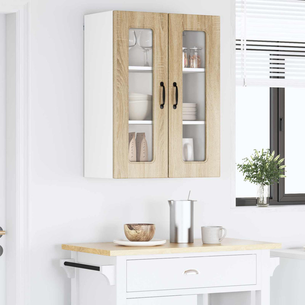vidaXL Front do zmywarki Kalmar Dąb Sonoma 60 x 31 x 80 cm