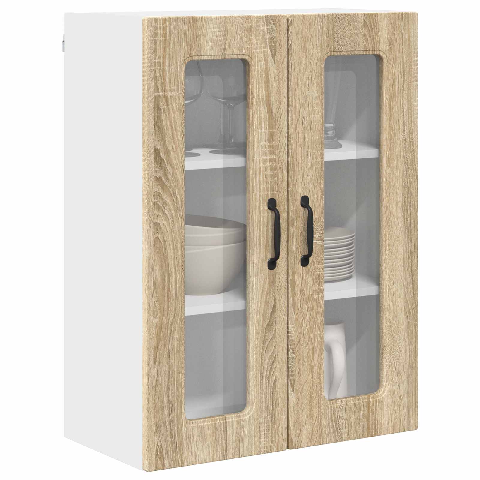 vidaXL Front do zmywarki Kalmar Dąb Sonoma 60 x 31 x 80 cm