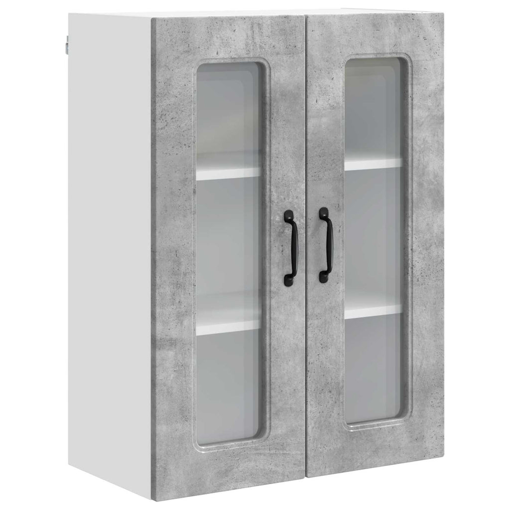 vidaXL Front do zmywarki Kalmar Betonowy szary 60 x 31 x 80 cm