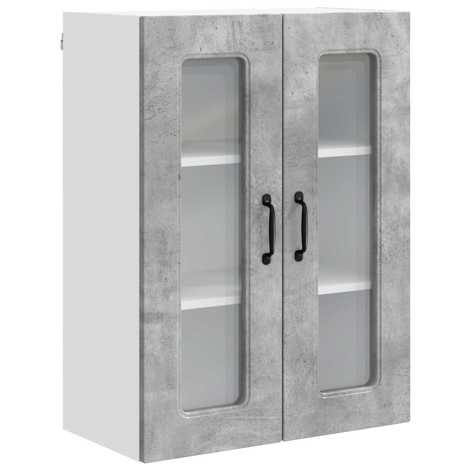 vidaXL Front do zmywarki Kalmar Betonowy szary 60 x 31 x 80 cm