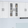vidaXL Front do zmywarki Kalmar Wysoki połysk biały 60 x 31 x 80 cm