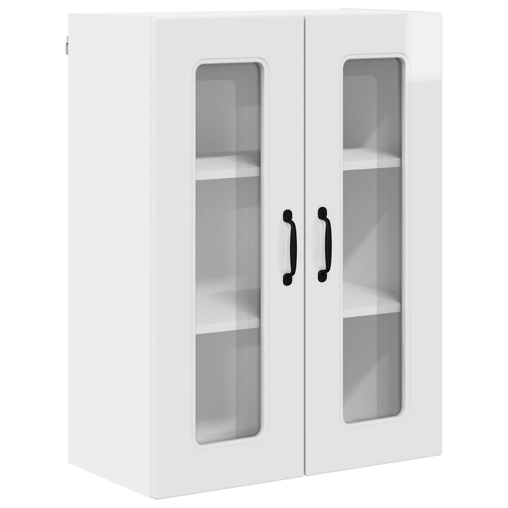 vidaXL Front do zmywarki Kalmar Wysoki połysk biały 60 x 31 x 80 cm