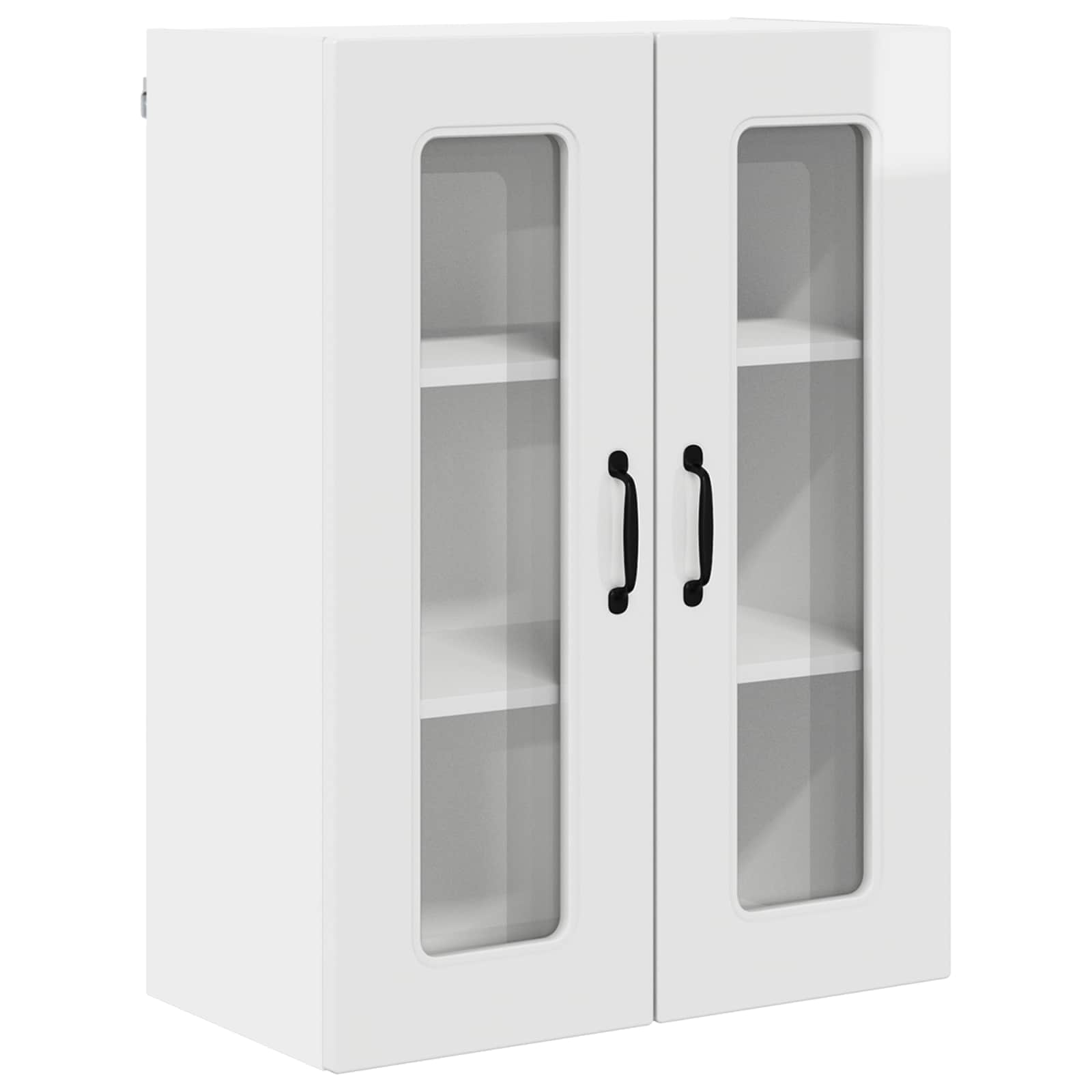 vidaXL Front do zmywarki Kalmar Wysoki połysk biały 60 x 31 x 80 cm