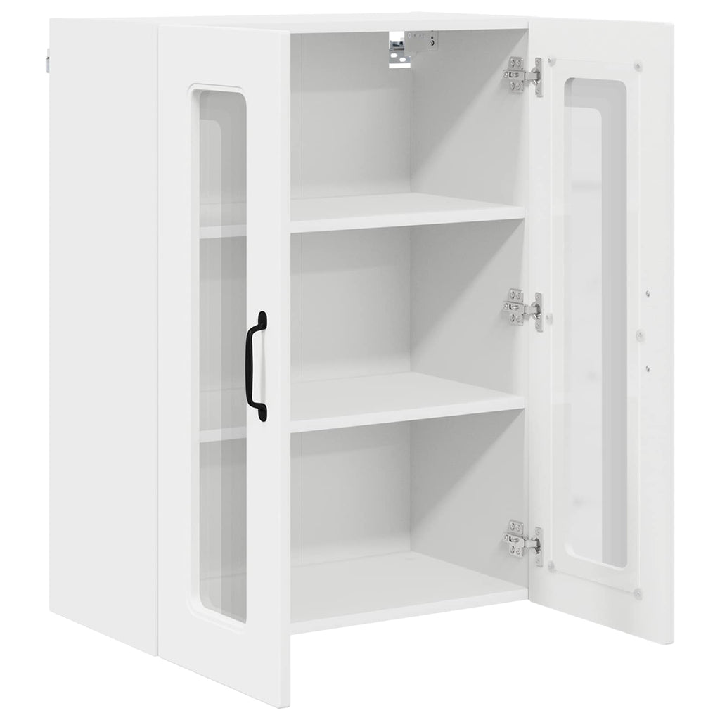 vidaXL Front do zmywarki Kalmar Wysoki połysk biały 60 x 31 x 80 cm