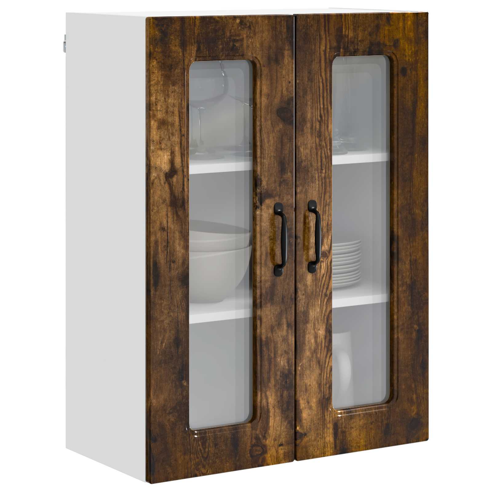 vidaXL Front do zmywarki Kalmar Dąb wędzony 60 x 31 x 80 cm
