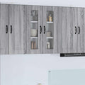 vidaXL Front do zmywarki Kalmar Szary Sonoma 60 x 31 x 80 cm