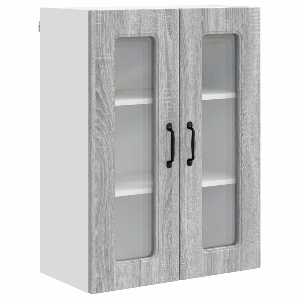 vidaXL Front do zmywarki Kalmar Szary Sonoma 60 x 31 x 80 cm