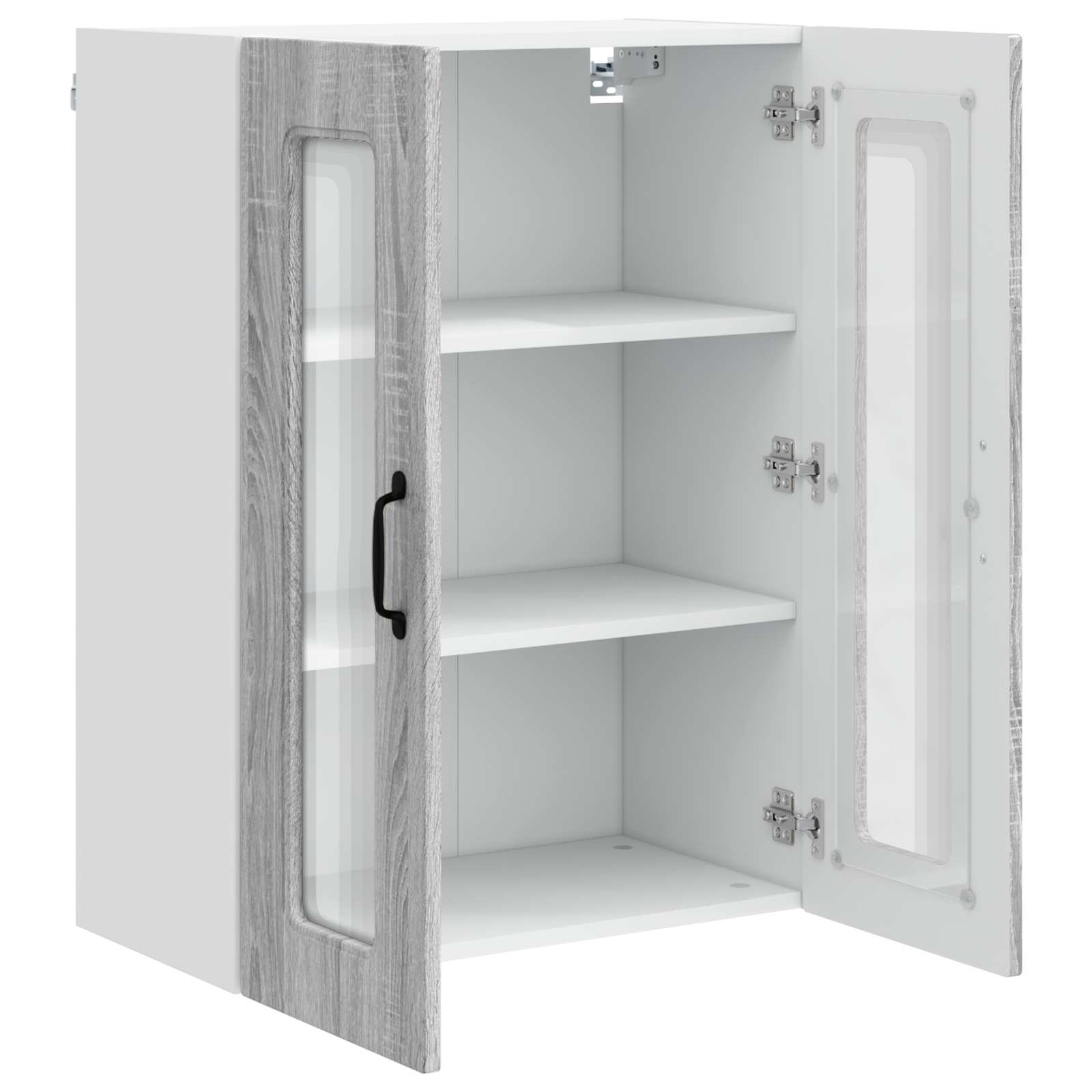 vidaXL Front do zmywarki Kalmar Szary Sonoma 60 x 31 x 80 cm