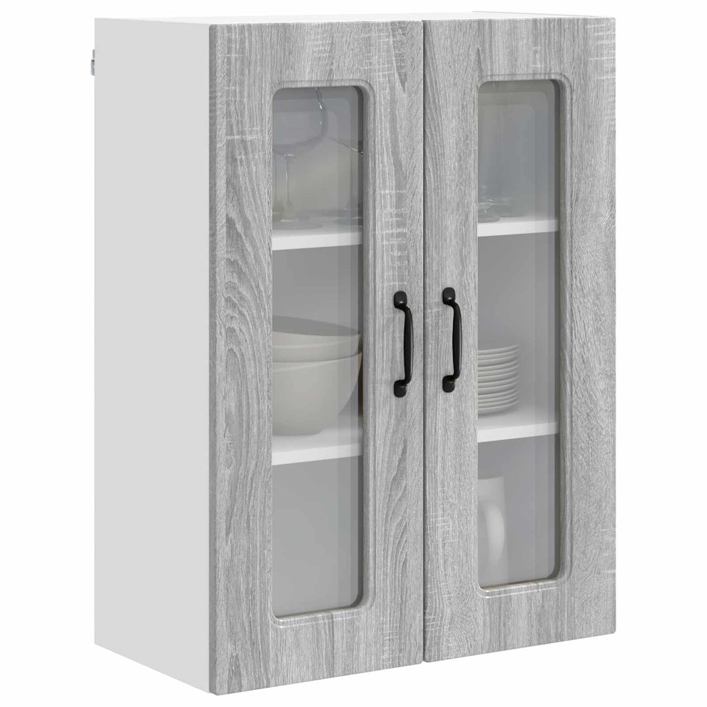vidaXL Front do zmywarki Kalmar Szary Sonoma 60 x 31 x 80 cm
