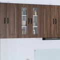 vidaXL Front do zmywarki Kalmar Brązowy dąb 60 x 31 x 80 cm