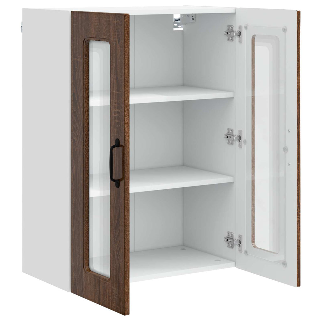 vidaXL Front do zmywarki Kalmar Brązowy dąb 60 x 31 x 80 cm