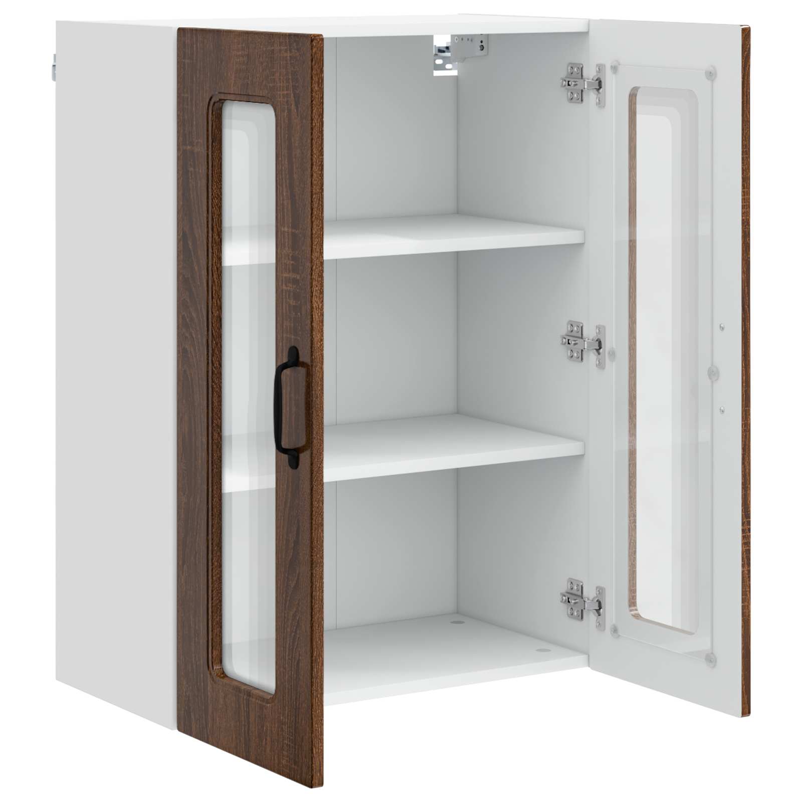 vidaXL Front do zmywarki Kalmar Brązowy dąb 60 x 31 x 80 cm