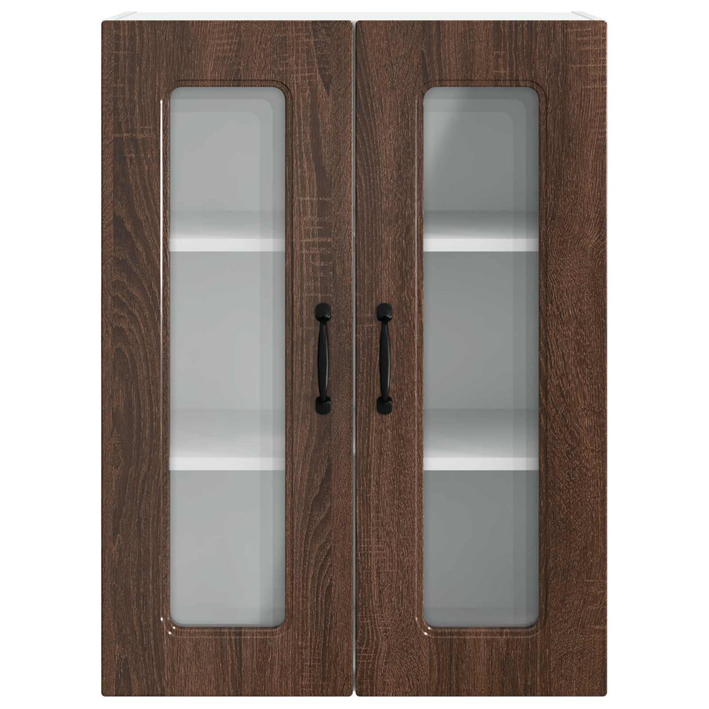 vidaXL Front do zmywarki Kalmar Brązowy dąb 60 x 31 x 80 cm
