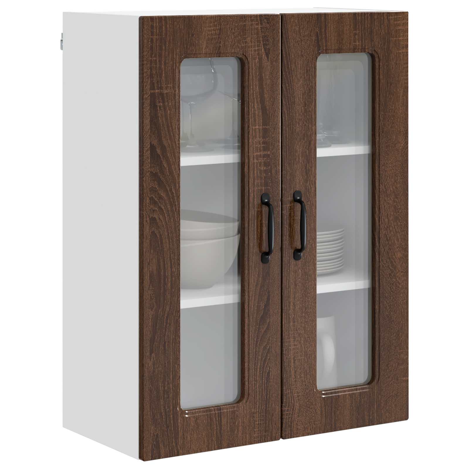 vidaXL Front do zmywarki Kalmar Brązowy dąb 60 x 31 x 80 cm