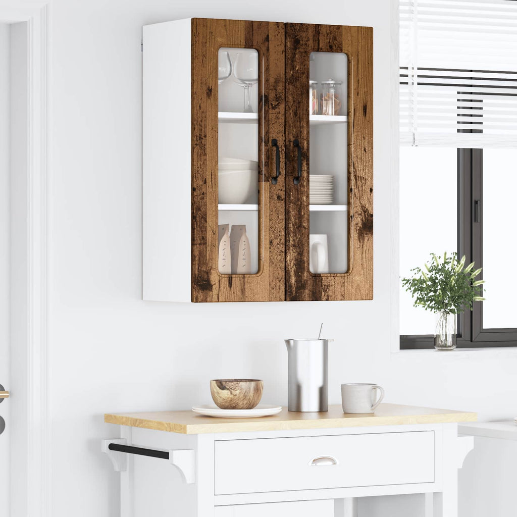 vidaXL Front do zmywarki Kalmar Stare drewno 60 x 31 x 80 cm