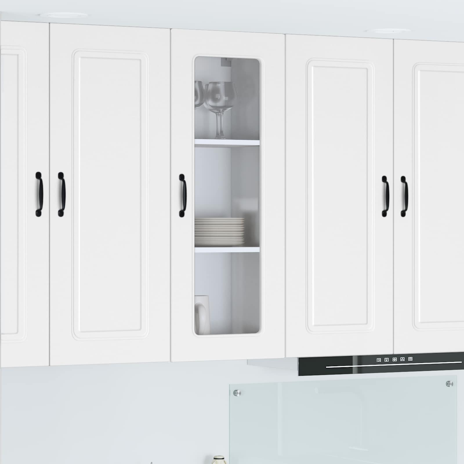 vidaXL Front do zmywarki Kalmar Biały 40 x 31 x 100 cm