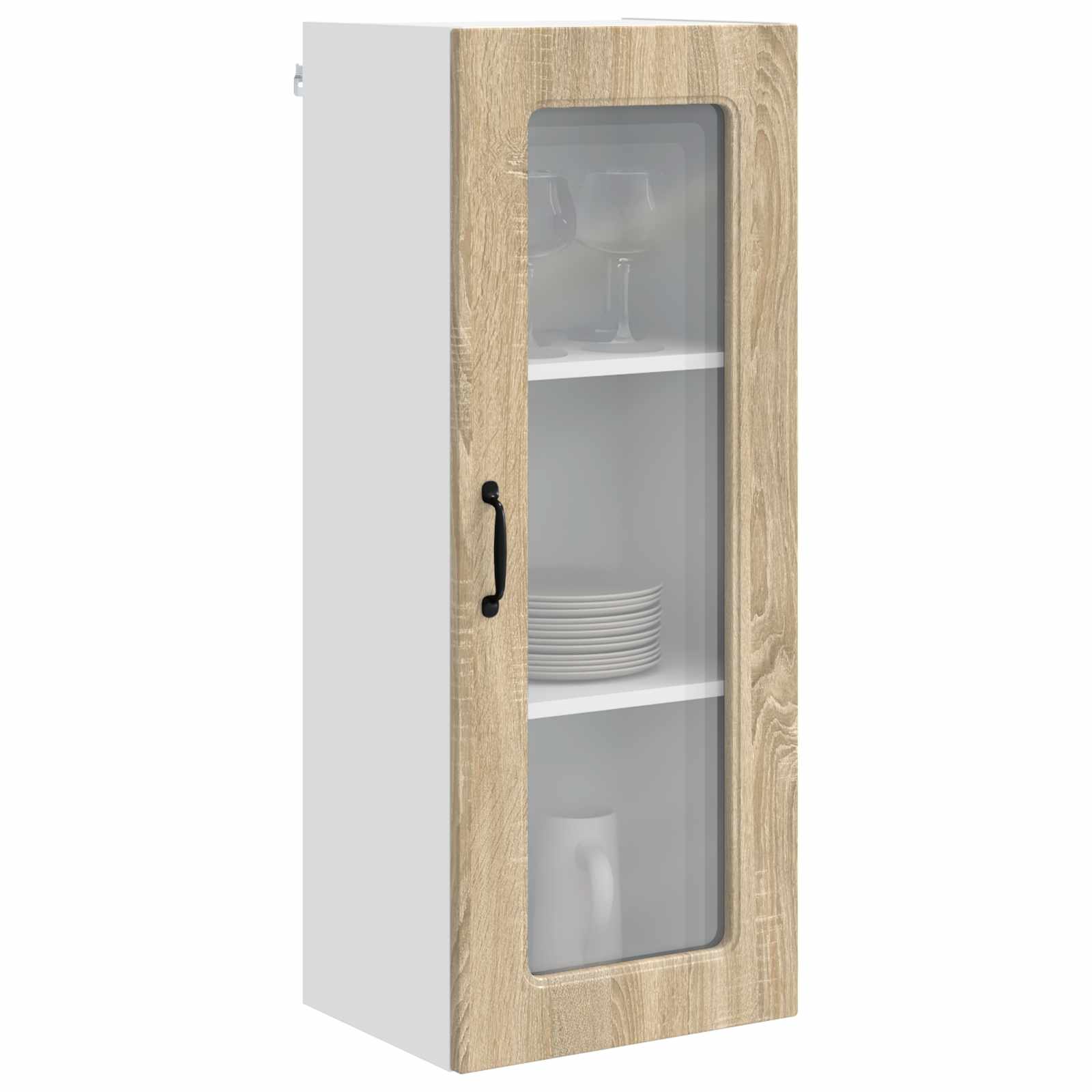 vidaXL Front do zmywarki Kalmar Dąb Sonoma 40 x 31 x 100 cm