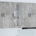 vidaXL Front do zmywarki Kalmar Betonowy szary 40 x 31 x 100 cm