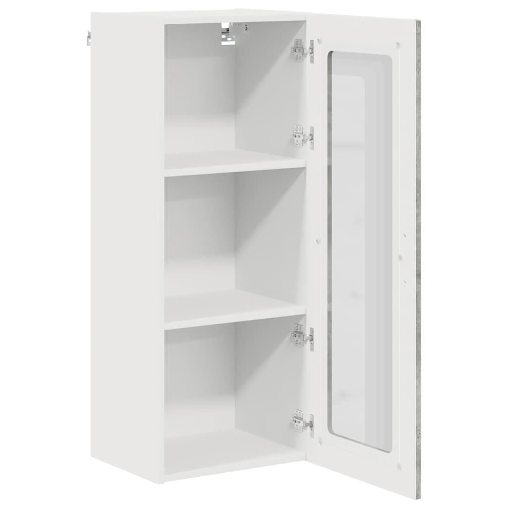 vidaXL Front do zmywarki Kalmar Betonowy szary 40 x 31 x 100 cm