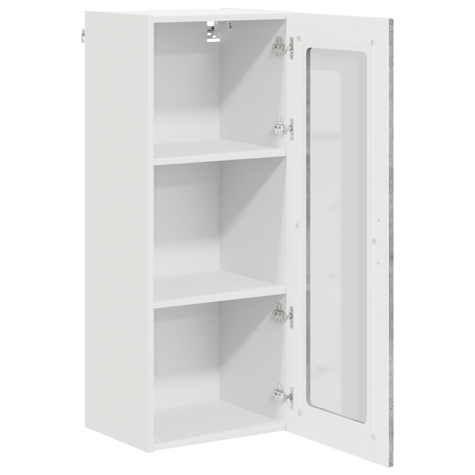 vidaXL Front do zmywarki Kalmar Betonowy szary 40 x 31 x 100 cm