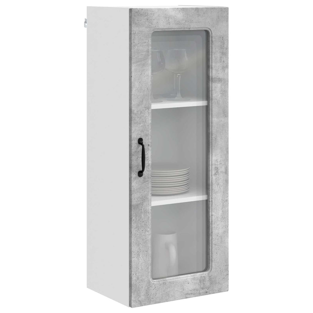 vidaXL Front do zmywarki Kalmar Betonowy szary 40 x 31 x 100 cm
