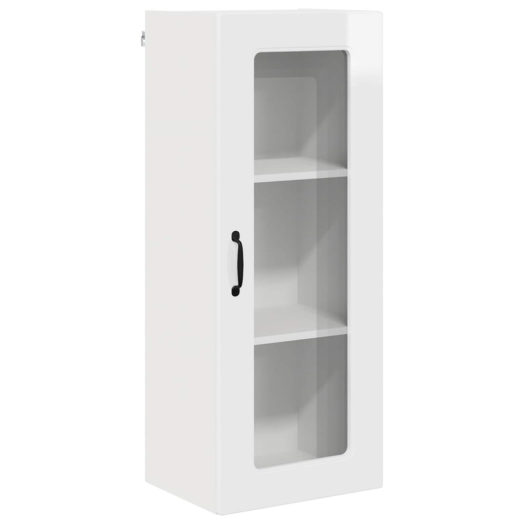 vidaXL Front do zmywarki Kalmar Wysoki połysk biały 40 x 31 x 100 cm