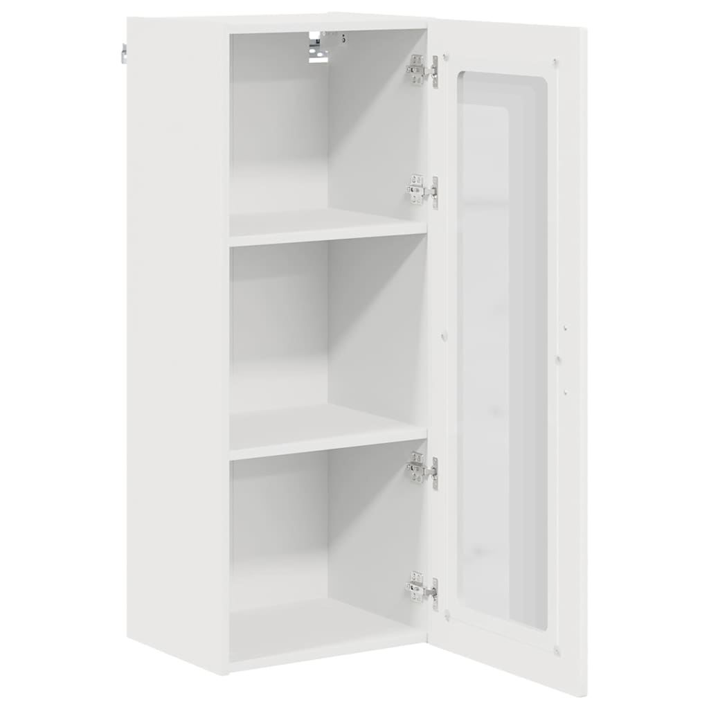 vidaXL Front do zmywarki Kalmar Wysoki połysk biały 40 x 31 x 100 cm