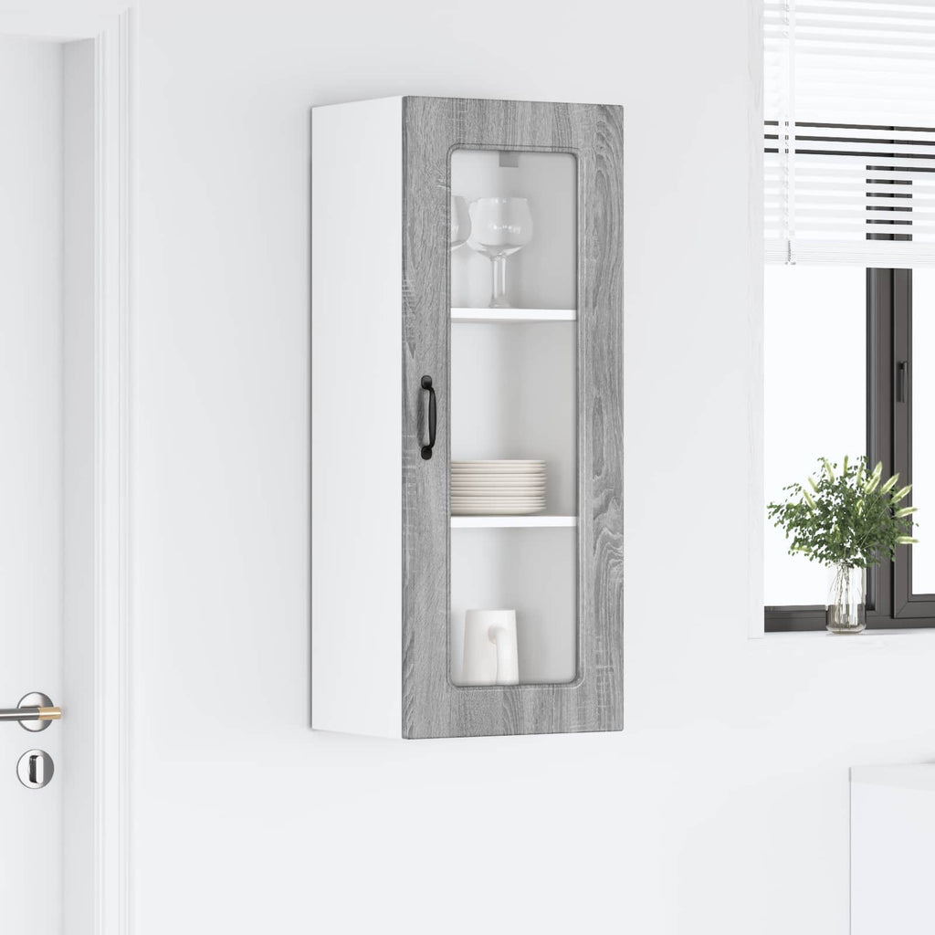 vidaXL Front do zmywarki Kalmar Szary Sonoma 40 x 31 x 100 cm