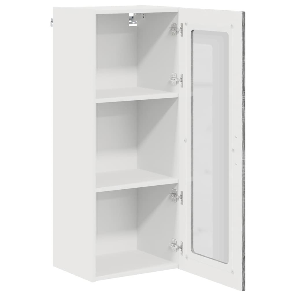 vidaXL Front do zmywarki Kalmar Szary Sonoma 40 x 31 x 100 cm