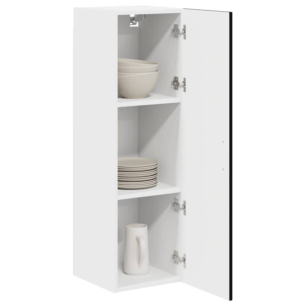 vidaXL Front do zmywarki Kalmar Czarny 30 x 31 x 100 cm