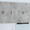 vidaXL Front do zmywarki Kalmar Betonowy szary 30 x 31 x 100 cm