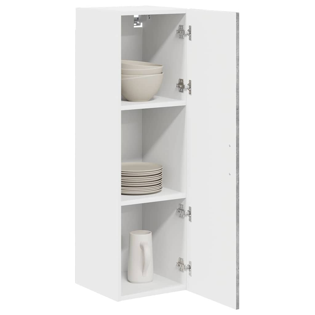 vidaXL Front do zmywarki Kalmar Betonowy szary 30 x 31 x 100 cm