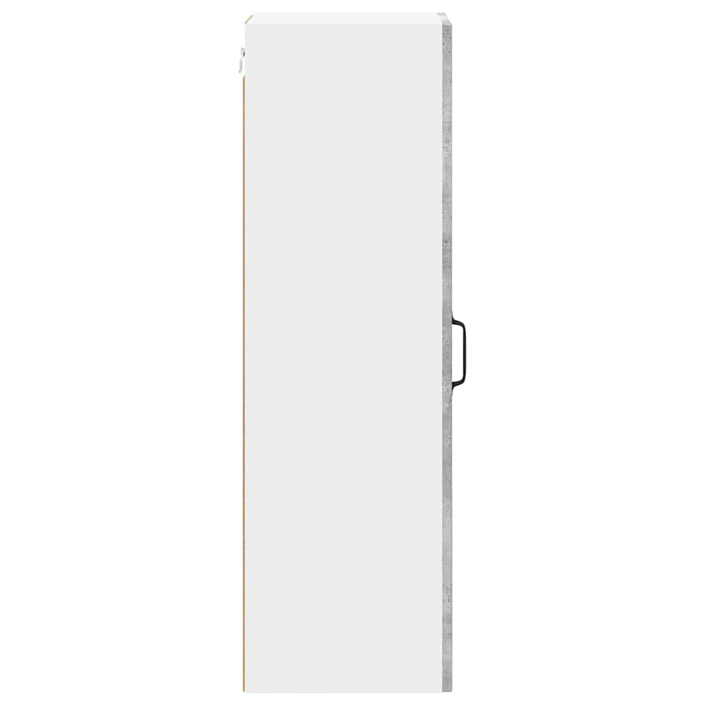 vidaXL Front do zmywarki Kalmar Betonowy szary 30 x 31 x 100 cm
