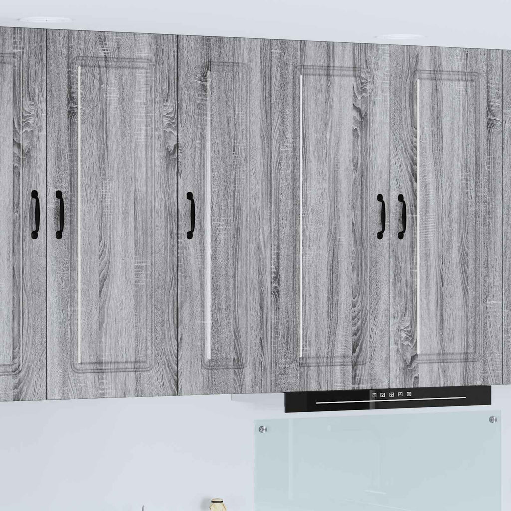 vidaXL Front do zmywarki Kalmar Szary Sonoma 30 x 31 x 100 cm