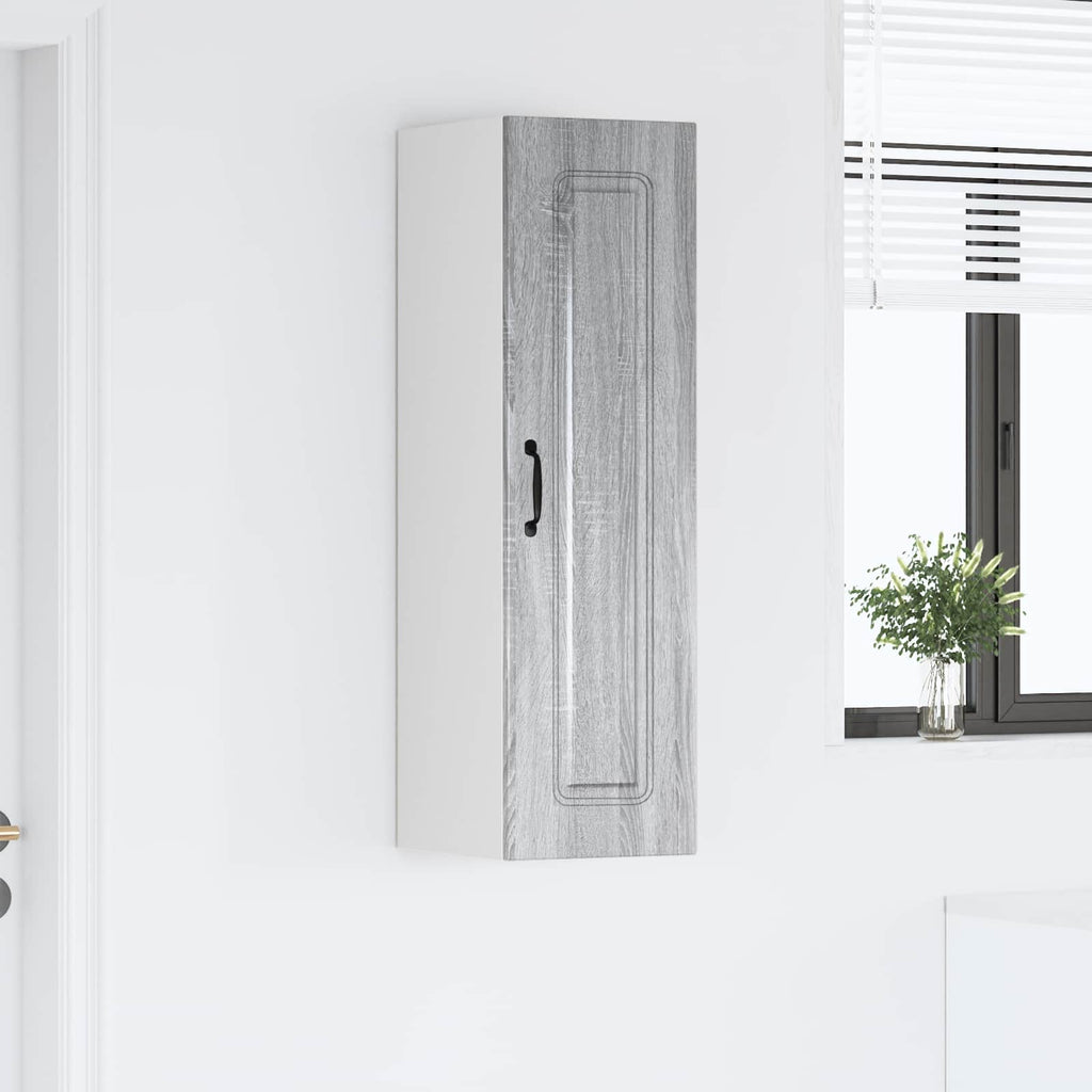 vidaXL Front do zmywarki Kalmar Szary Sonoma 30 x 31 x 100 cm