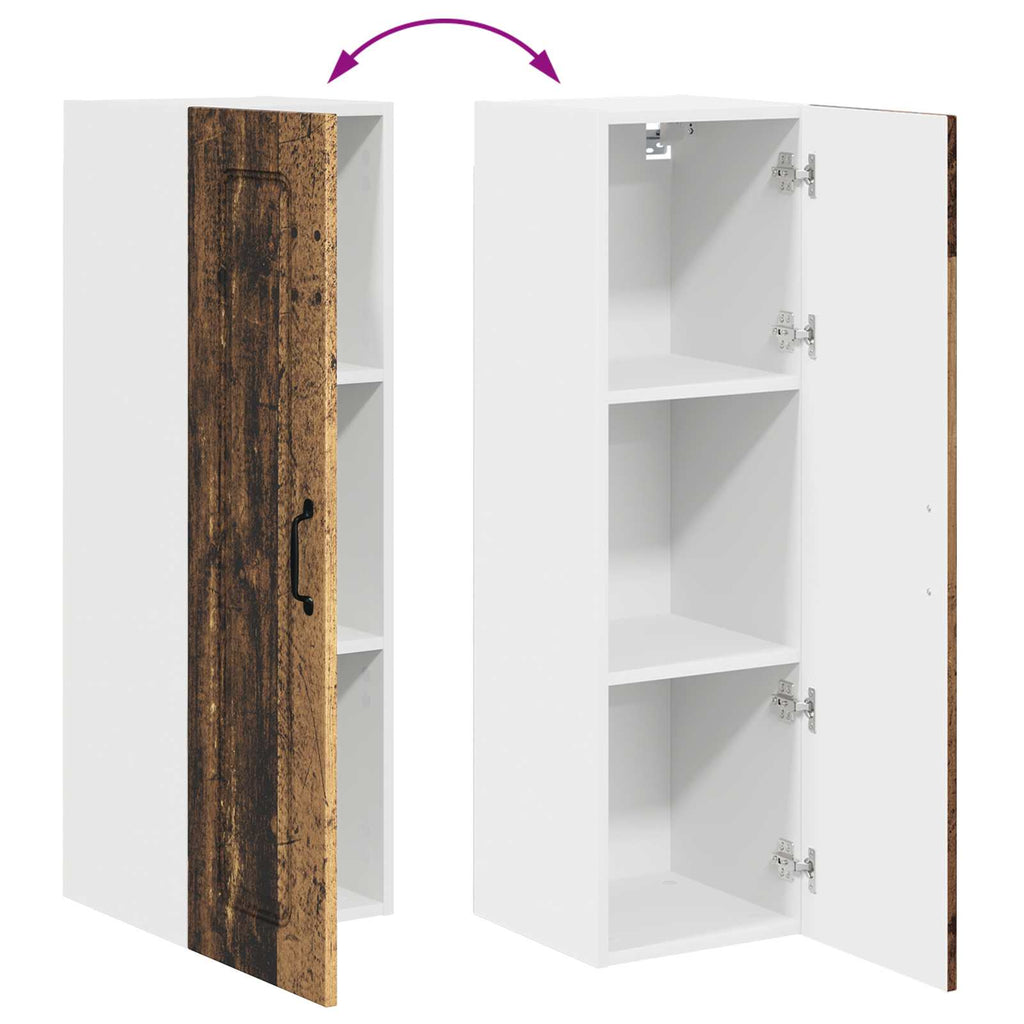 vidaXL Front do zmywarki Kalmar Stare drewno 30 x 31 x 100 cm