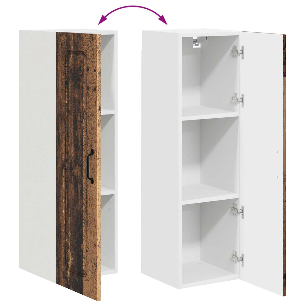 vidaXL Front do zmywarki Kalmar Stare drewno 30 x 31 x 100 cm