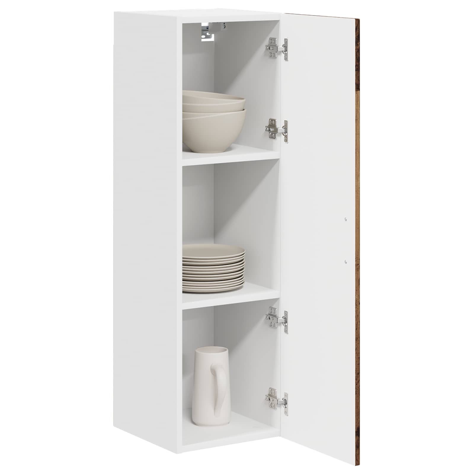 vidaXL Front do zmywarki Kalmar Stare drewno 30 x 31 x 100 cm