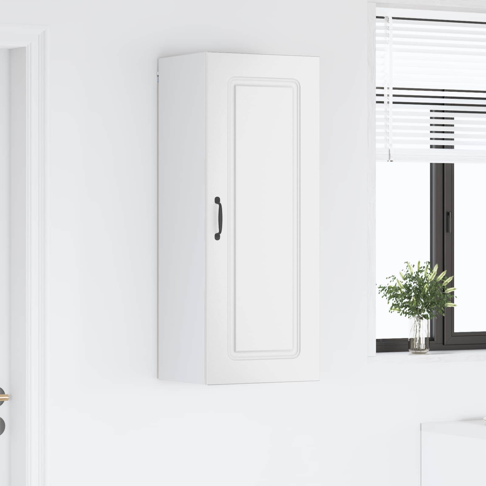 vidaXL Front do zmywarki Kalmar Biały 40 x 31 x 100 cm