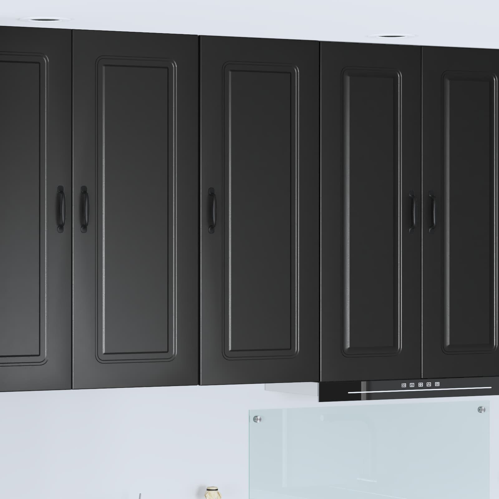 vidaXL Front do zmywarki Kalmar Czarny 40 x 31 x 100 cm